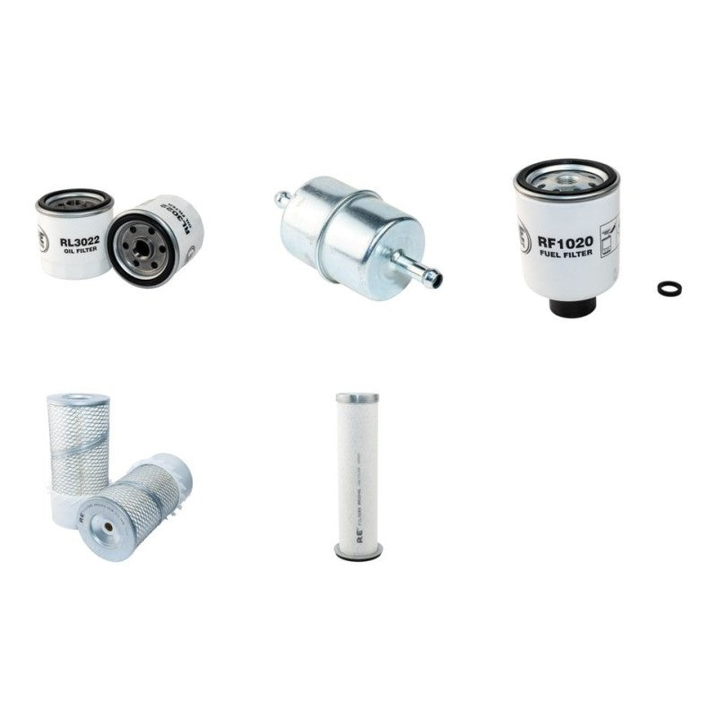Case SV185 Filter Service Kit Air Oil Fuel Filters with NT 844T Engine