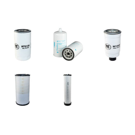 Case WX165 Filter Service Kit Air Oil Fuel Filters with CNH F4BE0684D Engine