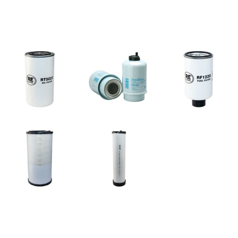 Case WX170Filter Service Kit Air Oil Fuel Filters with Cummins Engine Serial No -23600 YR 2002-