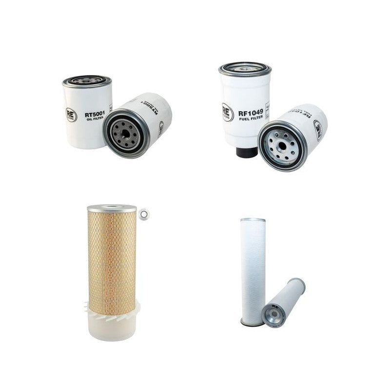 Case WX90 Filter Service Kit Air Oil Fuel Filters with Perkins Engine YR 2002-