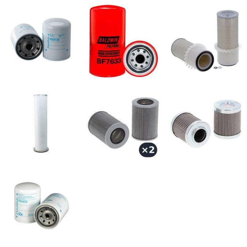 Filter service kit suitable for Cat 206B