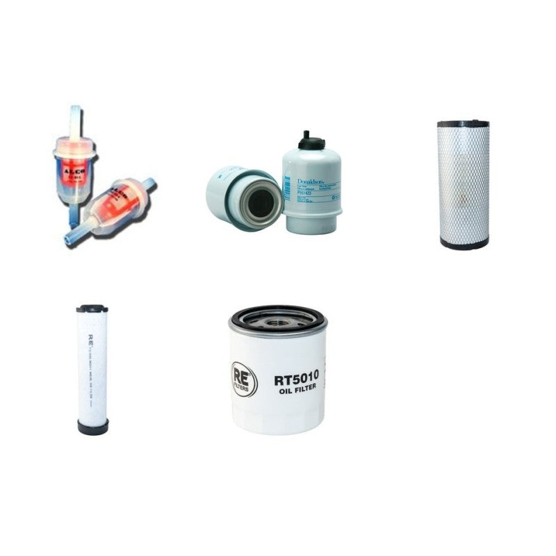 Filter kit suitable for CAT 216B3 with CAT C2.2 Engine Serial No RLL6800-/JXM Air Oil Fuel Filters