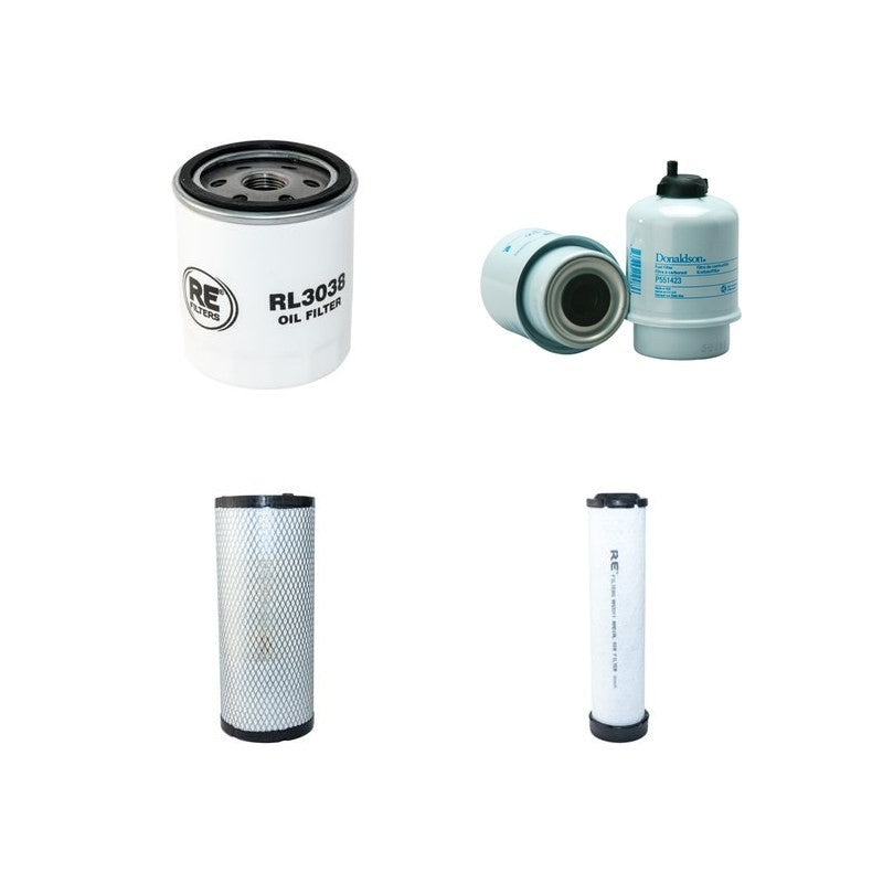 Filter service kit suitable for Cat 257B - 257B-2 Air Oil Fuel