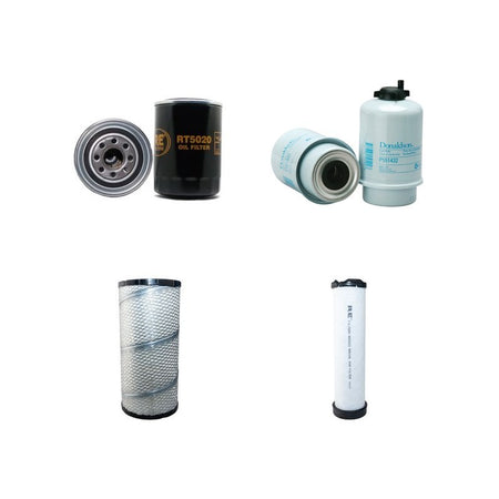 Filter kit suitable for CAT 277C with CAT CJS1/CYM1 Engine Serial No JWF1/KCC1- Air Oil Fuel Filters