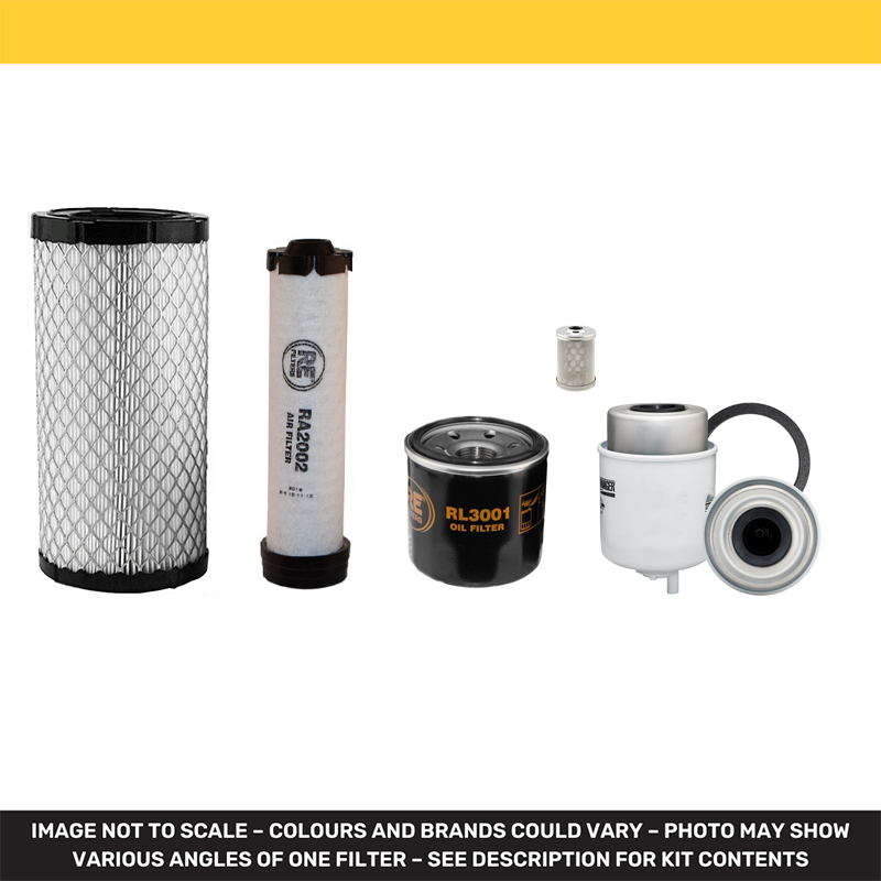 Filter service kit suitable for CAT 3024D Air Oil Fuel