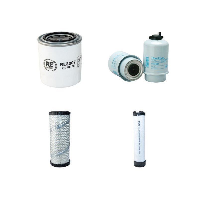 Filter kit suitable for CAT 305D with Mitsubishi S4Q2T Engine Serial No XER1- YR 2011- Air Oil Fuel Filters