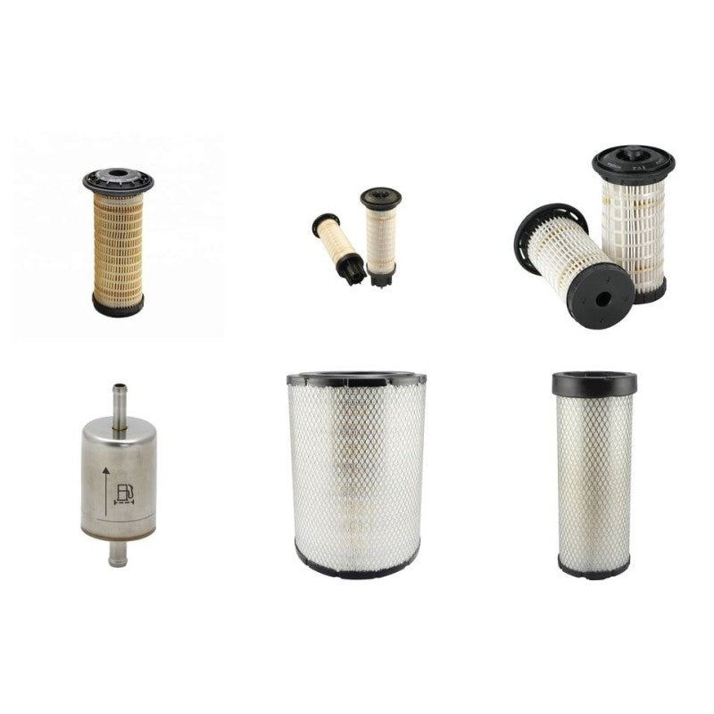 Filter service kit suitable for CAT 320E Excavator Air Oil Fuel