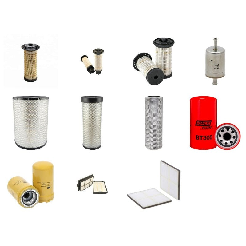 Filter service kit suitable for CAT 320E Excavator