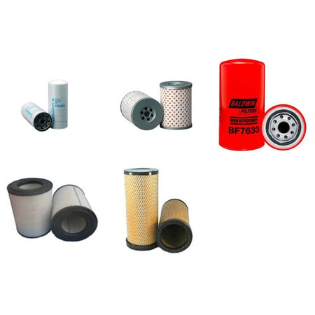 Filter kit suitable for CAT D6R with CAT Engine Air Oil Fuel Filters