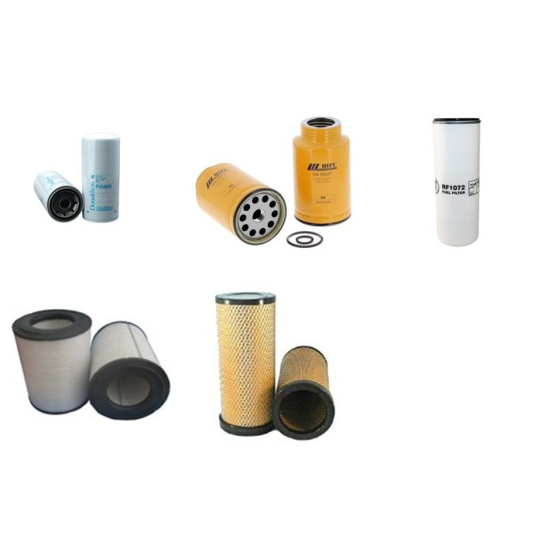 Filter kit suitable for CAT D6RII with CAT 4ZF1- Engine Air Oil Fuel Filters