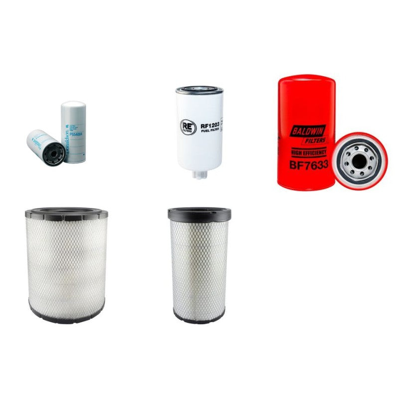 Filter kit suitable for CAT D7R with CAT Engine Air Oil Fuel Filters