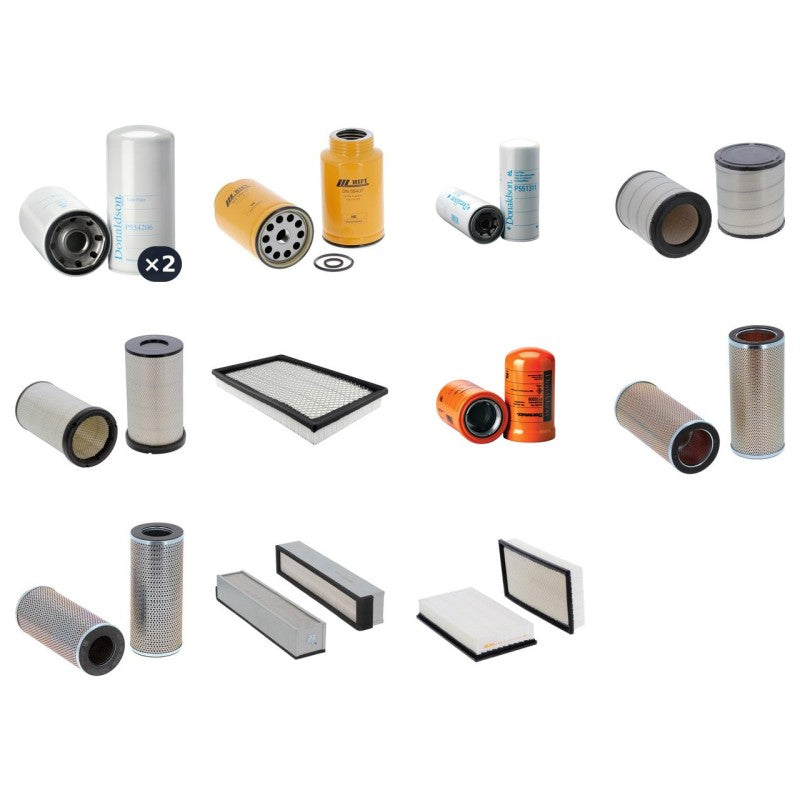 Filter kit suitable for CAT D9T with CAT RHX1- Engine Serial No RJS1-1262