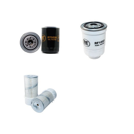 Filter kit suitable for CAT DP18 with Mitsubishi S4Q2 Engine Air Oil Fuel Filters