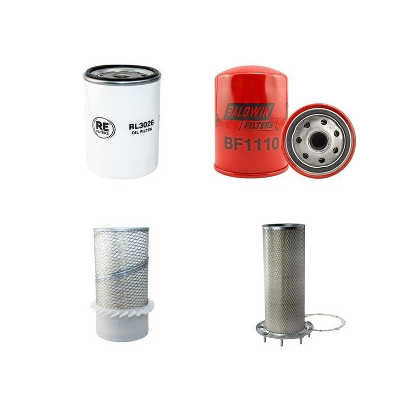 Filter kit suitable for CAT DP60 with Mitsubishi S6S Engine Air Oil Fuel Filters