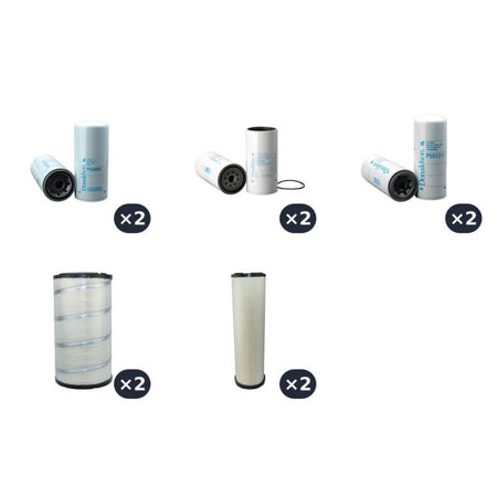 Filter kit suitable for CAT GRPE ELECT 3412C with CAT 3412C Engine Serial No C4BZ