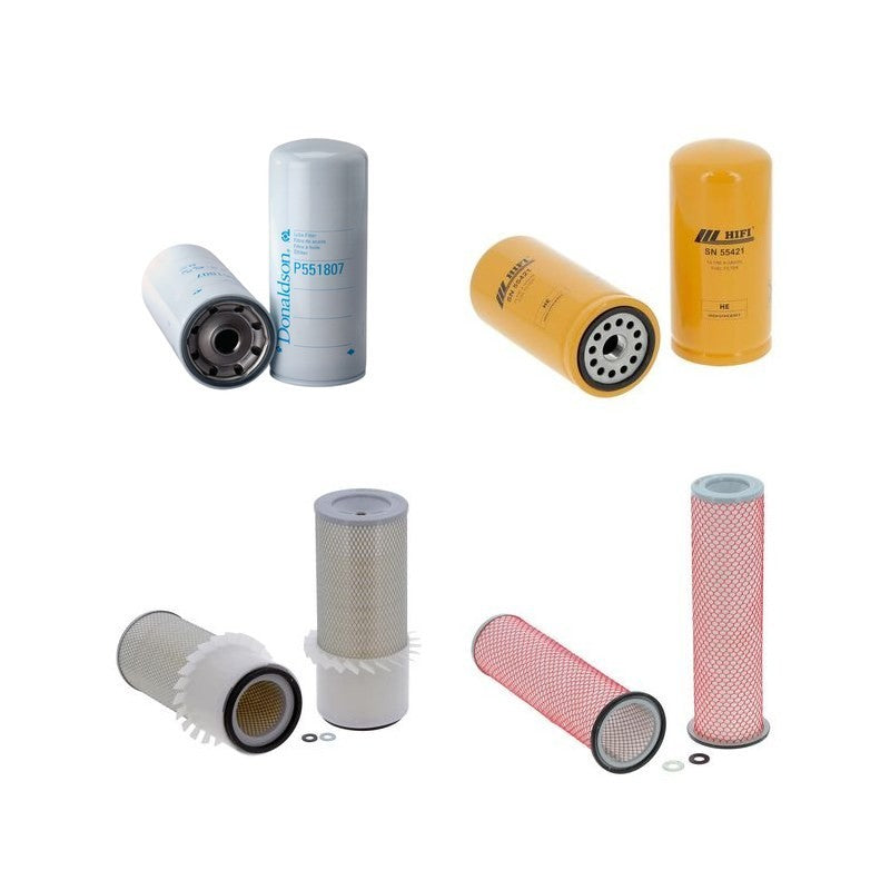 Filter kit suitable for CAT M318 with CAT Engine Serial No 8AL643-1019 Air Oil Fuel Filters