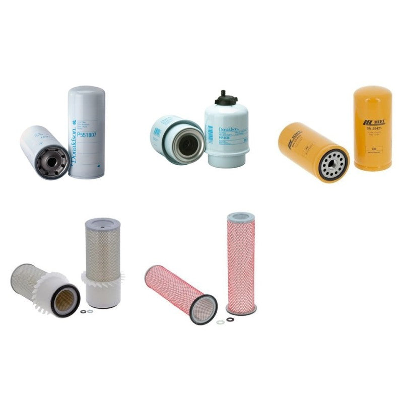 Filter kit suitable for CAT M320 with CAT Engine Serial No 9PS1- Air Oil Fuel Filters
