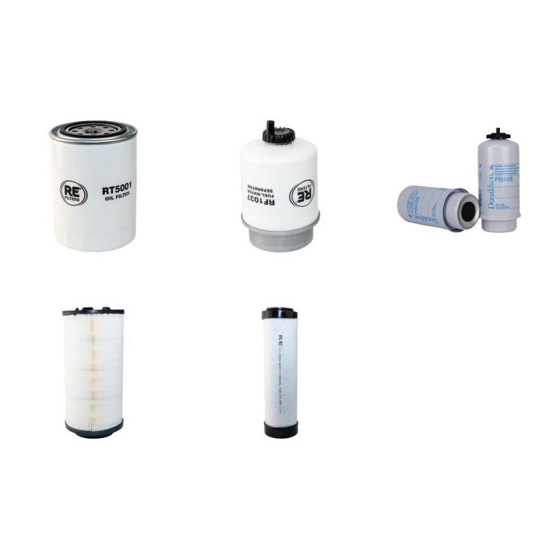 Filter kit suitable for CAT M322C with CAT Engine Serial No H2G1- Air Oil Fuel Filters