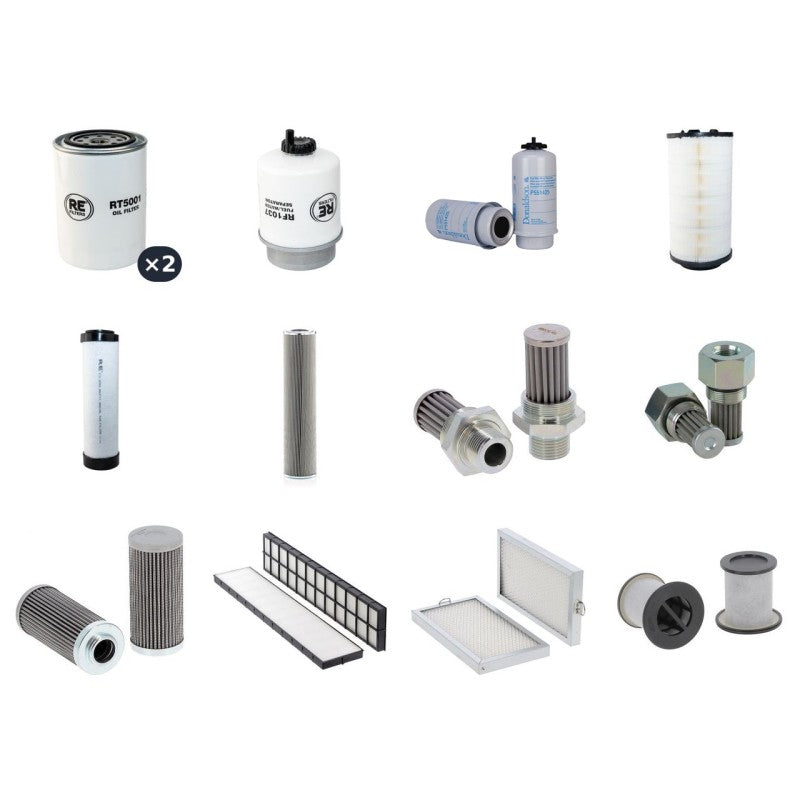 Filter kit suitable for CAT M322C with CAT 3056 Engine Serial No H2E1-