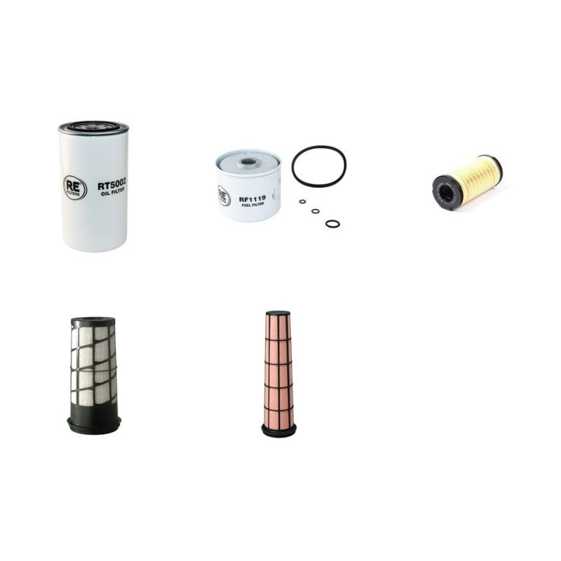 Filter kit suitable for CAT TH255 with CAT C 4.4 DIT TIER 3 Engine Air Oil Fuel Filters