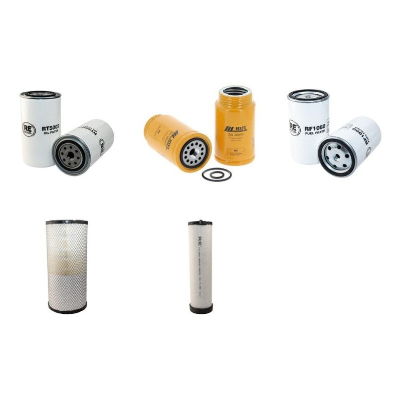 Filter kit suitable for CAT TH409 with CAT C4.4 Engine YR 2009- Air Oil Fuel Filters