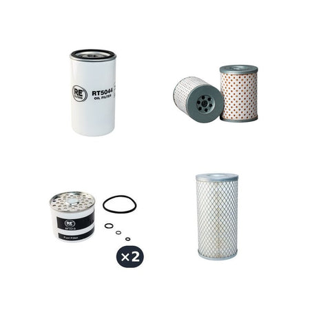 Filter kit suitable for CAT V30B with Perkins Engine Serial No 52/57W1- Air Oil Fuel Filters