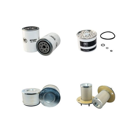 Filter kit suitable for CAT V80D with Perkins 4.236 Engine Air Oil Fuel Filters