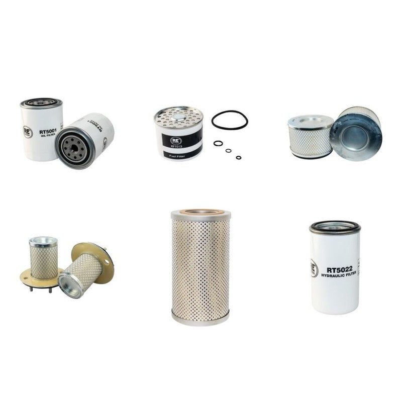 Filter kit suitable for CAT V80D with Perkins 4.236 Engine