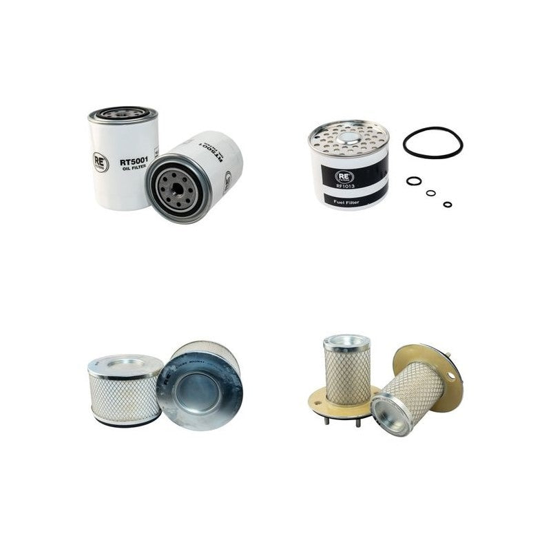 Filter kit suitable for CAT V80E with Perkins 4.236 Engine Air Oil Fuel Filters