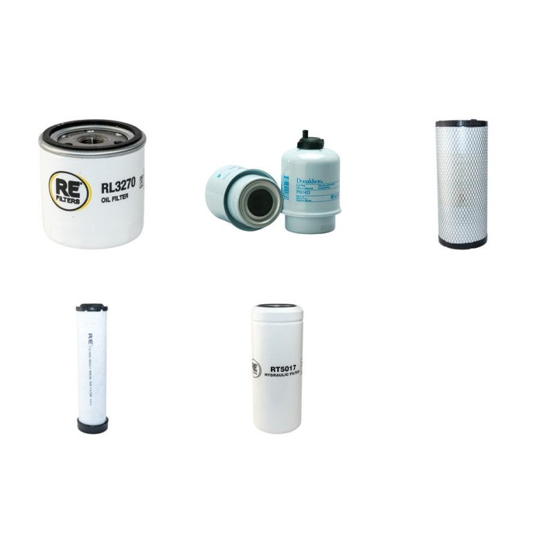 Filter service kit suitable for CAT 257B DELTALOADER w/ Perkins 3024C Eng