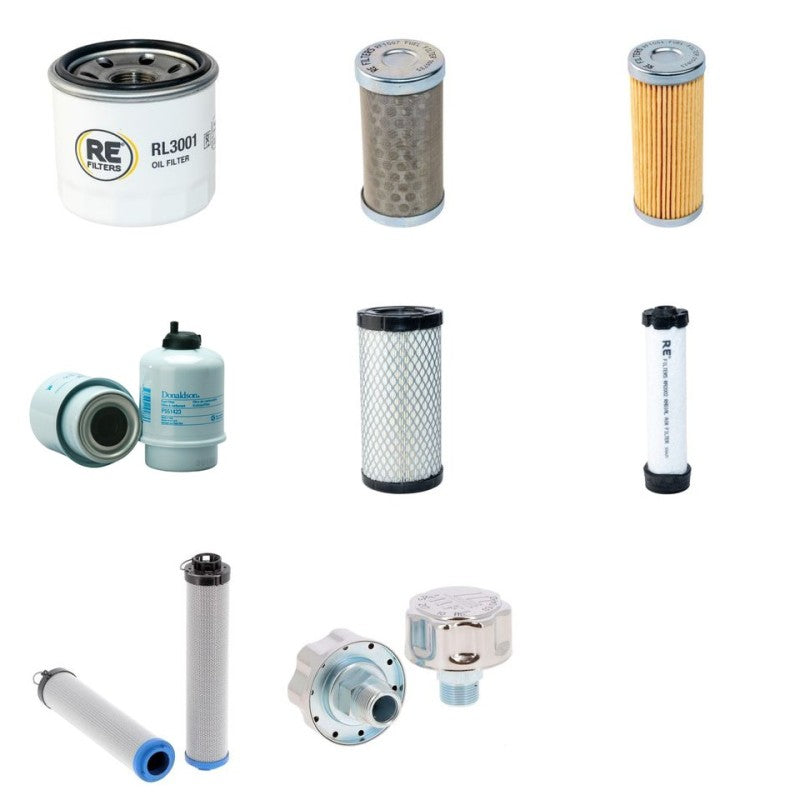 Filter service kit suitable for CAT 3027 D CR w/ Yanmar 3Tnv76 Eng 2012-