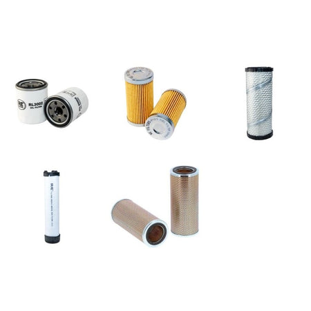 Filter service kit suitable for CAT 303CR w/ CAT 3034 Eng
