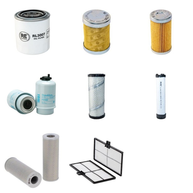 Filter service kit suitable for CAT 303CR w/ Mitsubishi S3Q2 Eng
