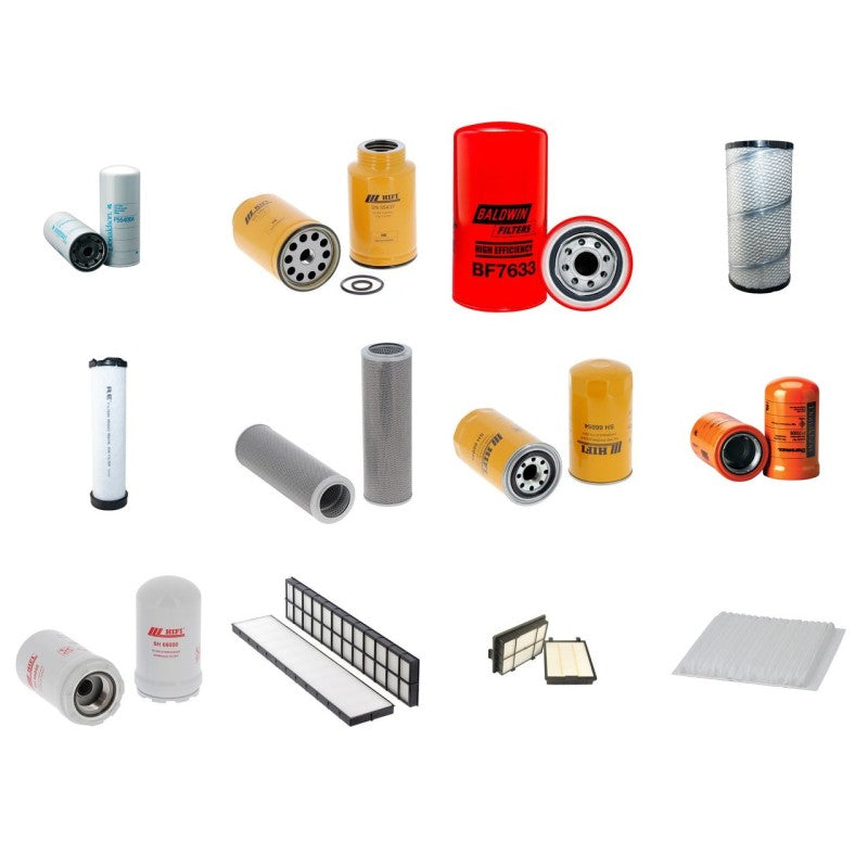 Filter service kit suitable for CAT 312D L w/ CAT C 42 Acert Eng
