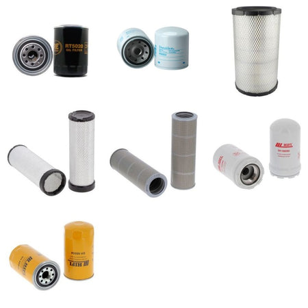 Filter service kit suitable for CAT 318BL w/ CAT Eng