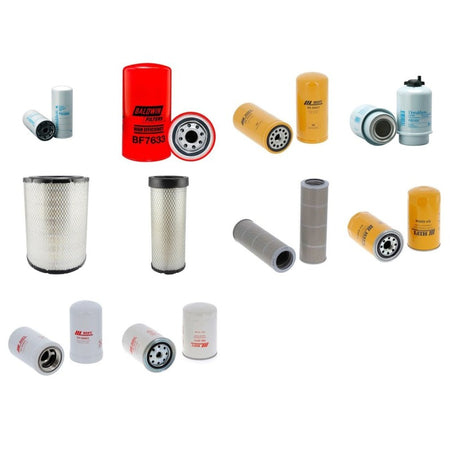 Filter service kit suitable for CAT 325B w/ CAT 3116T Eng SN 6DN/8FN/7JR/6LW