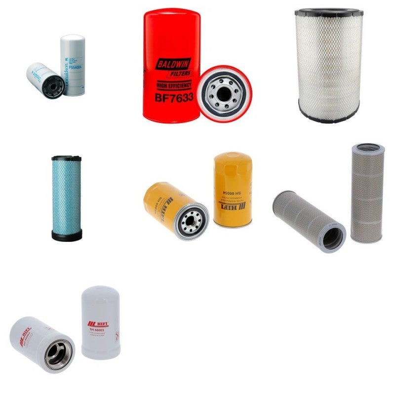 Filter service kit suitable for CAT 330B/BL w/ CAT Eng SN 5LR10