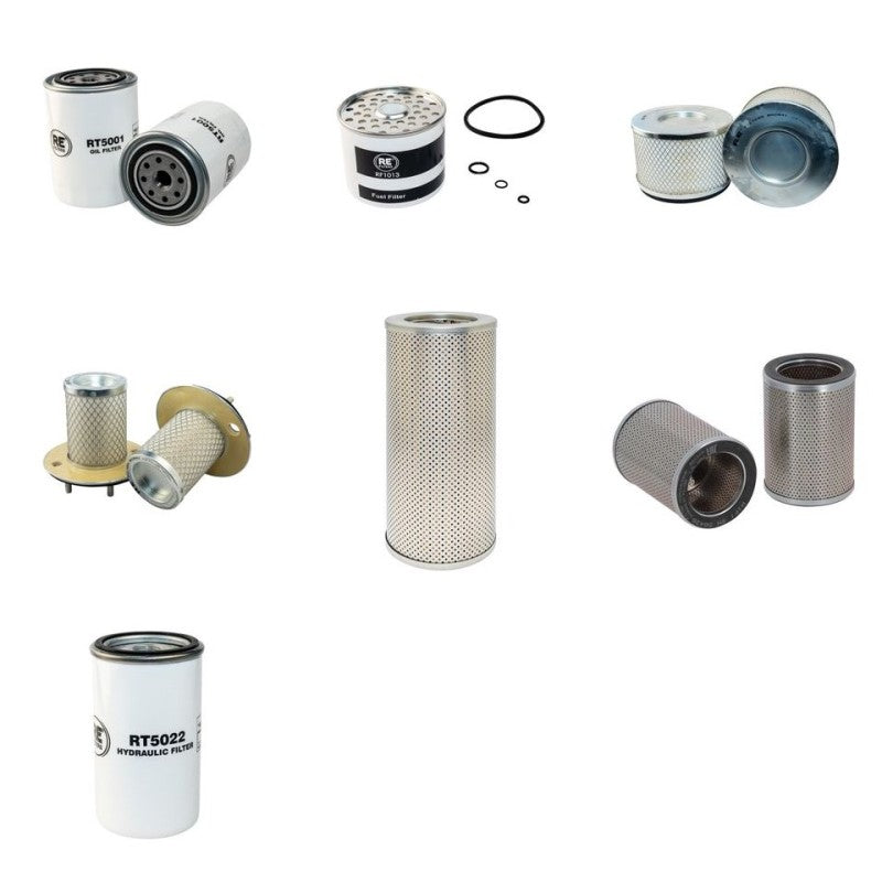 Filter service kit suitable for CAT 428 w/Perkins Eng.