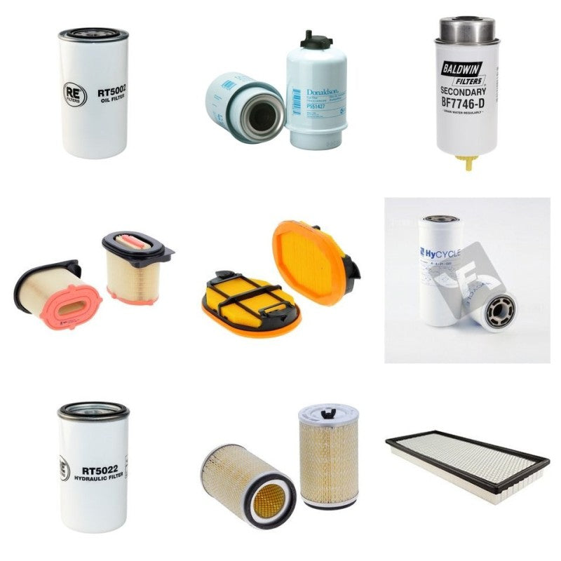 Filter service kit suitable for CAT 442E w/ CAT 3054C Dit Eng