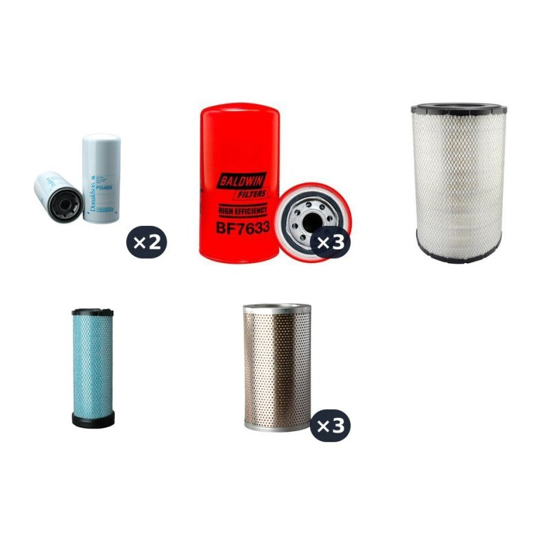 Filter service kit suitable for CAT 773 w/ CAT Eng SN 63G859