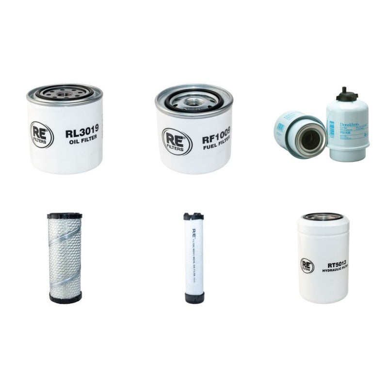 Filter service kit suitable for CAT CB334D w/ Perkins/Shibaura 4Hw1/ 4Zw1 Eng