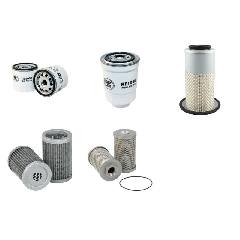 Filter service kit suitable for CAT DP30 w/ Mitsubishi Eng