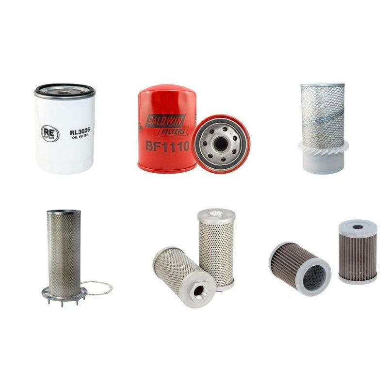 Filter service kit suitable for CAT DP50 w/ Mitsubishi S6S Eng