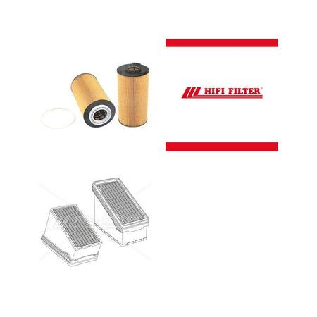Challenger MT 862 Engine Filter Kit with D 3876 Le / 134/136 engine 2021-2024