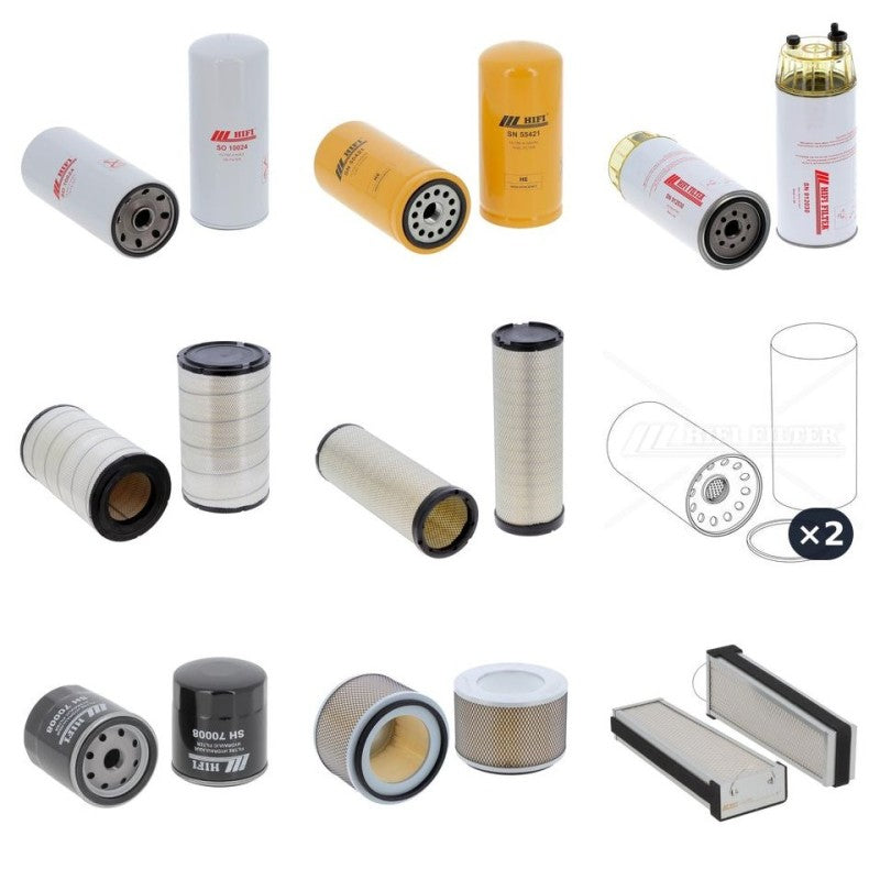 Challenger ROGATOR 1074 C Filter Kit with Caterpillar engine 2006-