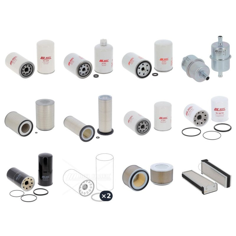 Challenger ROGATOR 854 Filter Kit with Cummins 6BT engine 1995-1996