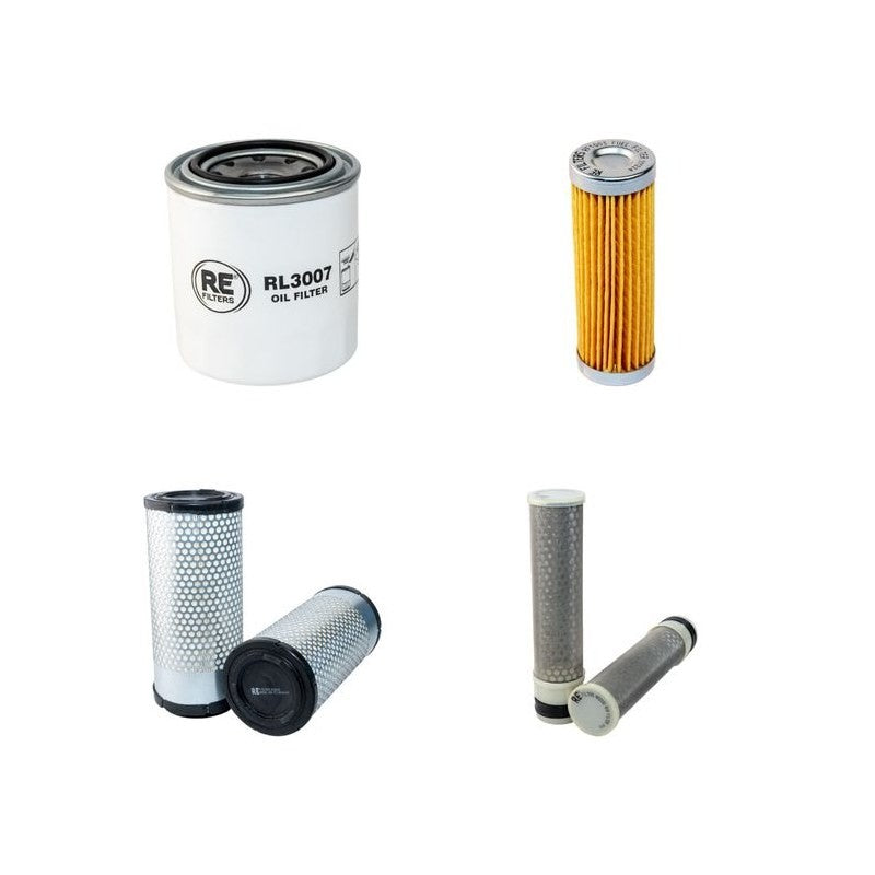 CHIKUSUI S160 Filter Service Kit Air Oil Fuel Filters w/Kubota D1105 Eng.
