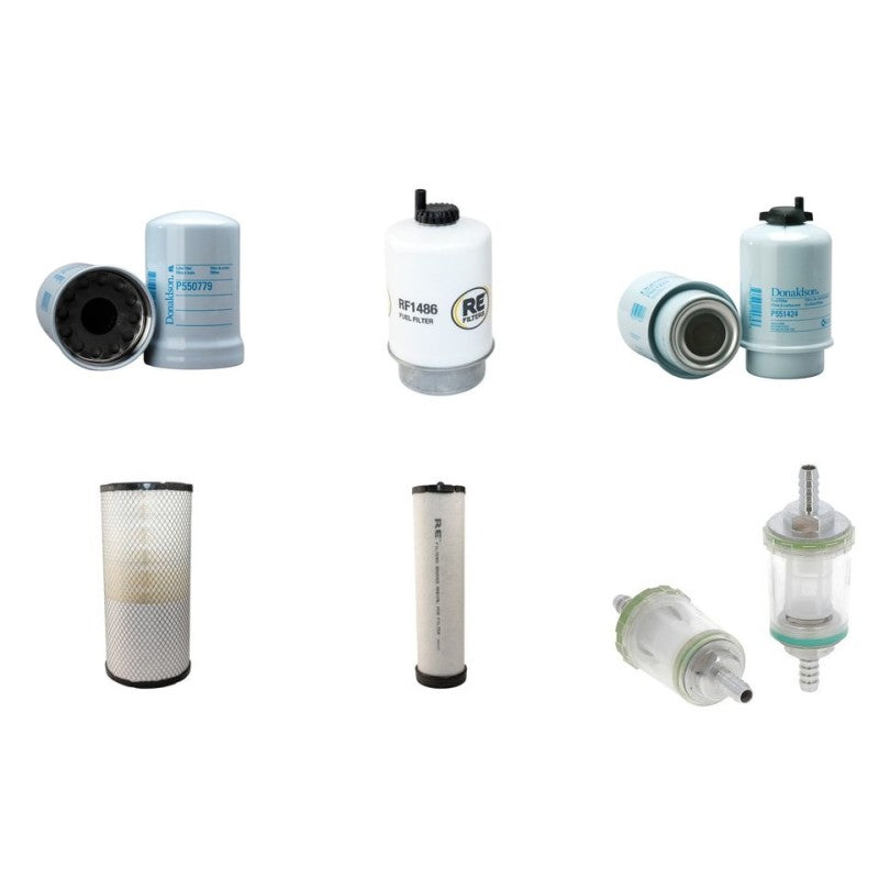 CLAAS ERGOS 436 Filter Service Kit Air Oil Fuel Filters w/DPS Eng. YR 2005- 3552