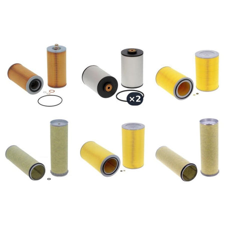 Claas JAGUAR 860 Engine Filter Kit with Mercedes OM442A engine