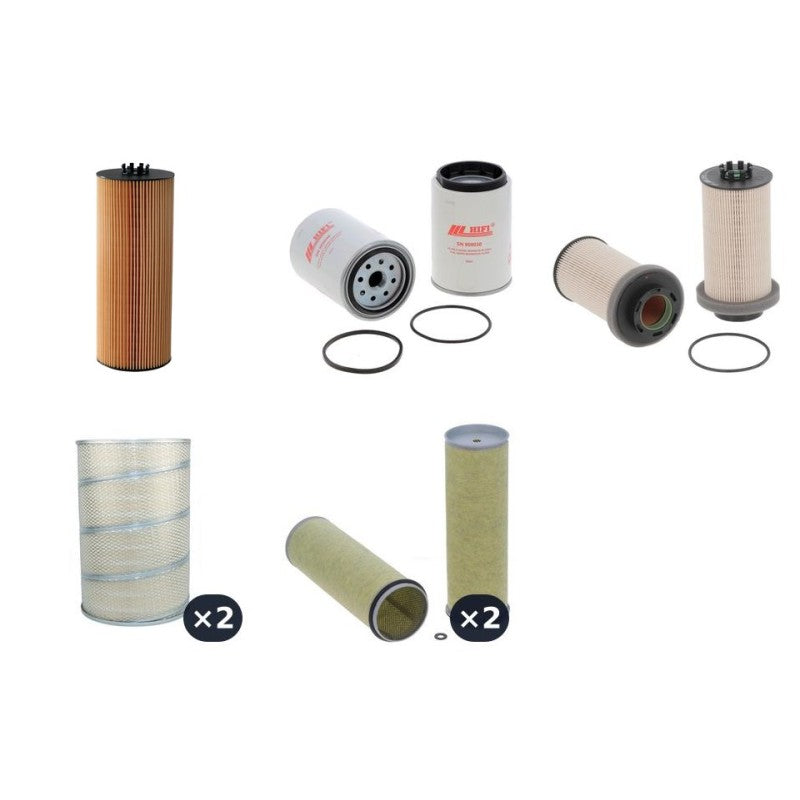 CLAAS JAGUAR 940 Filter Service Kit Air Oil Fuel Filters w/MERCEDES OM502LA Eng. YR 2008-